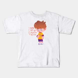 Jasper got clawed Kids T-Shirt